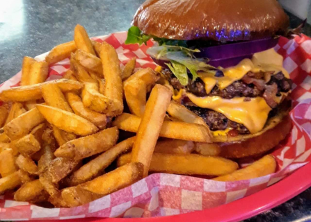 The Wreck Hamburger and Fries