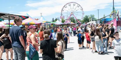 Lots of people at the Essex Fun Fest