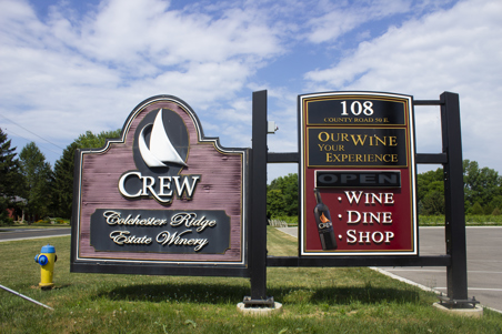 crew winery entrance photo