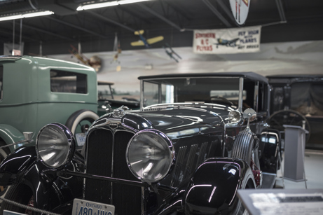 black old model x car